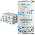 Chilled Espresso - Vanilla Blossom Ready-to-Drink Coffee, 7oz Cans (12 Pack) | Organic Italian Espresso Blend with Smooth Vanilla, with Notes of Caramel, Baking Spice & Dark Fruit