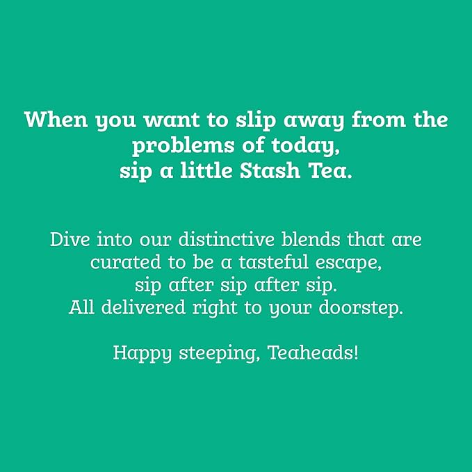 Stash Tea Chamomile Herbal Tea - Naturally Caffeine Free, Non-GMO Project Verified Premium Tea with No Artificial Ingredients, 30 Count (Pack of 6) - 180 Bags Total