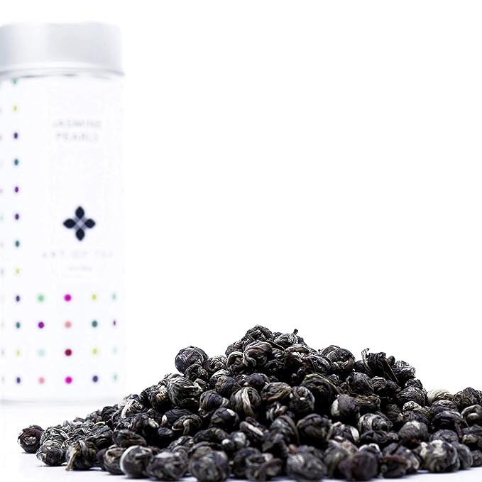 Art of Tea | Jasmine Pearls 3oz (Jasmine Tea) | Artisan Loose Leaf Tea Tin