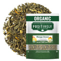Organic Positively Tea Company, Mango Green, Green Tea, Loose Leaf, 16 Ounce