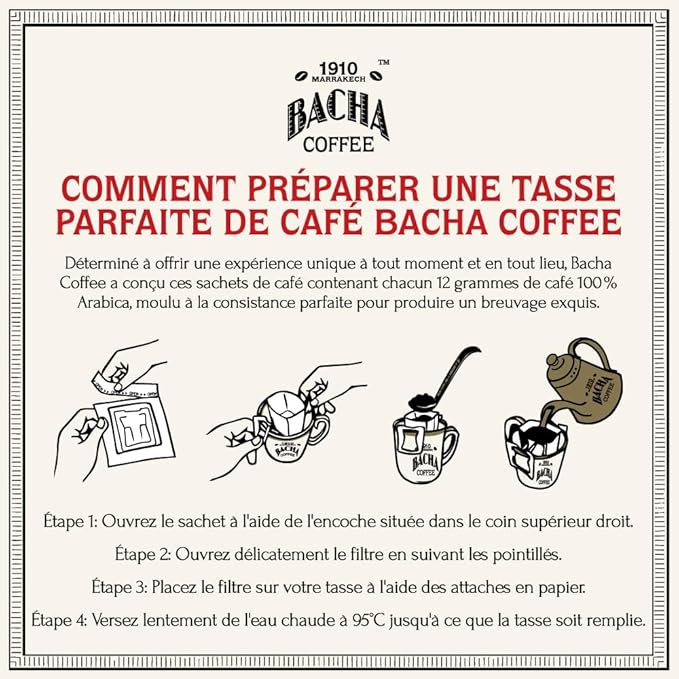 Bacha Coffee | Disposable Drip Coffee Filters, 30 pcs