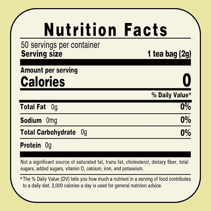 Jarteela - Dandelion Leaf & Root Tea Bags - 2g x 50 Count - Premium Dandelion Tea - Non-GMO - Caffeine-Free - Support Kidney Health & Enhance Immune System