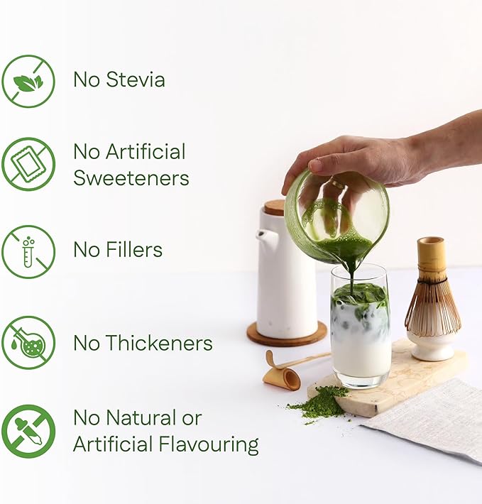 Mushrooms Matcha Magic - USDA Organic Ceremonial Grade Japanese Matcha (30 Serving)- with Reishi, Lion’s Mane, Chaga, Cordyceps & Turkey Tail – Superfood for Focus & Energy.