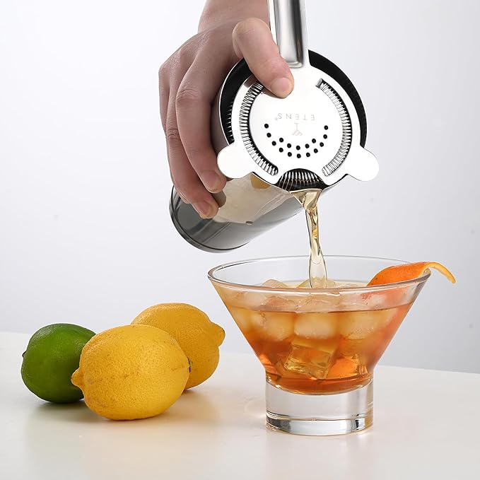 Cocktail Strainer 2 Pack, Bulk Bar Strainers for Bartending, Martini Strainer for Boston Shaker Mixing Glass, Bartender Hawthorne Strainer w/Removable Spring – Bar Supplier for Restaurant