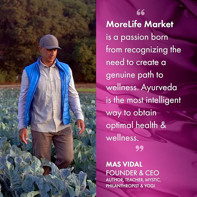 MoreLife Market Immunity Infusion Tea | Organic Ayurvedic Blend with Turmeric, Ashwagandha & Licorice | Family Wellness & Seasonal Support Dried Herbs Tea - 8oz (230g)
