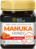 Good Natured Manuka Honey (MGO 510+) - High Grade Raw Manuka Honey Medical Grade, Non-GMO, Lab-Tested & AMHA Certified, BPA-free, 8.8 oz