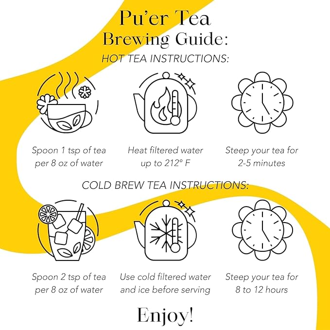 MyRoyalte Mountain Berry Puerh Tea Organic - Hibiscus Loose Leaf Tea With Blueberries, Grapes, Mulberries - Pu'er Tea Gift Idea for Tea Lovers - 3 oz