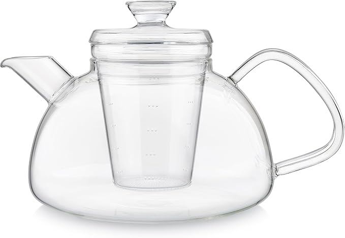 Teabloom Replacement Glass Infuser for Pure Connoisseur and Clear Balance Teapots – Heat-Resistant Borosilicate Glass