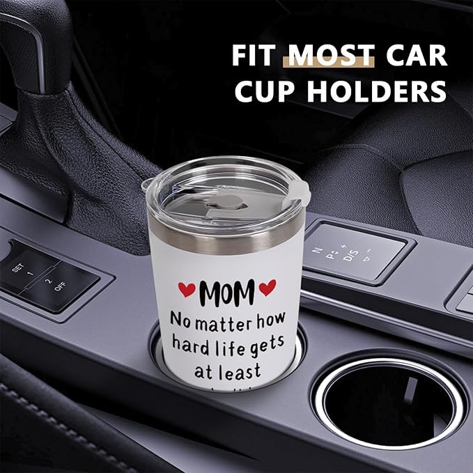 Best Mom Gifts from Son, Daughter, Inspirational Gift for Her Women Christmas Mothers Day Gifts Ideas Thank You Present - 20 OZ Travel Coffee Tumbler