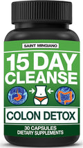15 Day Cleanse | Colon Detox with Natural Laxative for Constipation & Bloating. 30 Pills to Detoxify & Boost Energy | Extra-Strength Senna Leaf Supplements | Strong for Some People.