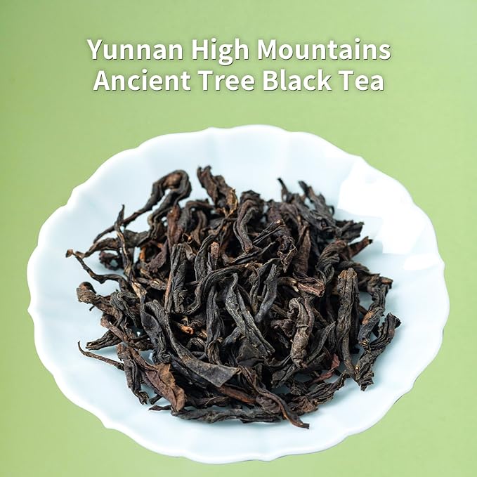 XIHETANK Black Tea Bags, 100 Count (Pack of 1),Yunnan Black Tea, 100% Pure Natural Old Tree Black Tea, Caffeinated tea,Sweet or Refreshing, Containing Caffeine,Different Sensations of Cold or Hot,