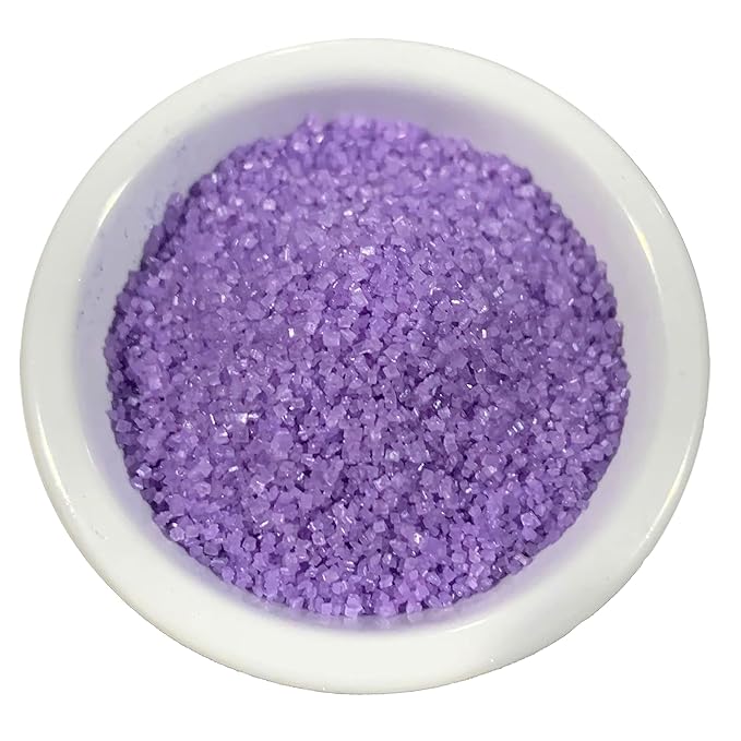 Ultimate Baker - Sanding Sugar, Purple - Vibrant, Naturally Colored Baking & Decorating Sugar, Perfect for Sprinkling on Cakes, Desserts & Ice Cream, Medium Crystal - 16oz