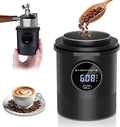 Homtone Coffee Dosing Cup with Scale, Rechargeable Espresso Scale, 0.05g Precision – Multi-Purpose for Espresso, Drip Coffee, French Press, Spices & More – Compatible with 58mm Portafilters (BLACK)