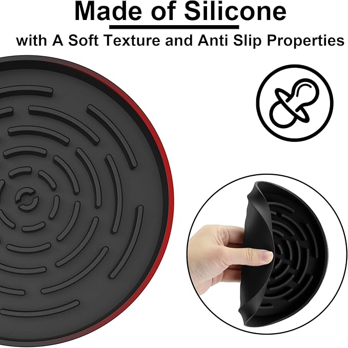 Drip Pan Compatible with Hamilton Beach Coffee Urn, 1 Pack Black Silicone Drip Mat for VONDIOR Gezoss Coffee Carafe and Other Beverage Dispenser
