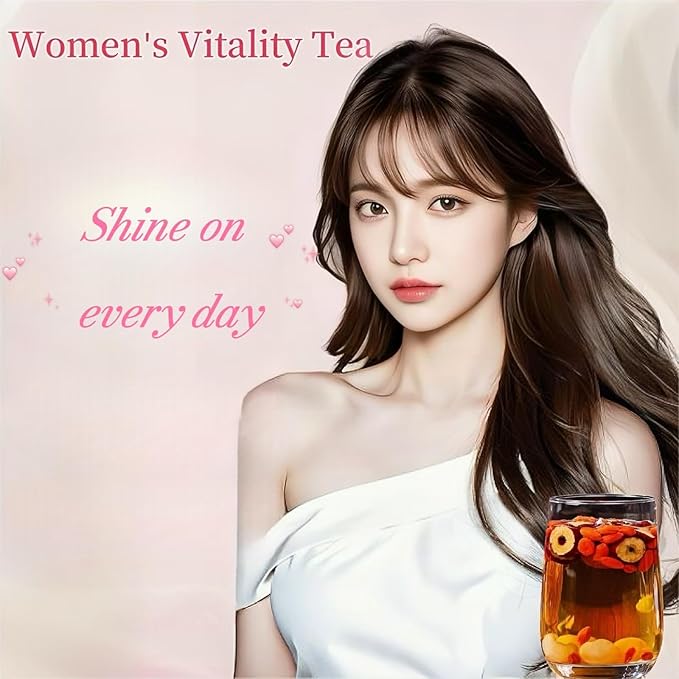 Eastrue Ginger Jujube Tea for Women-Traditional Chinese Herbal Tea Blend Ginger Root,Red Dates,Goji Berry,Longan, Sweet & Spicy,Caffeine Free Tea,Organic,Non-GMO,100% Natural (200g/20Bags)