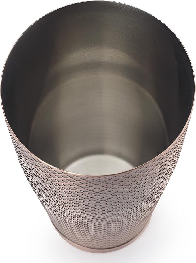 Barfly 28 oz. Diamond Lattice Shaker, Antique Copper