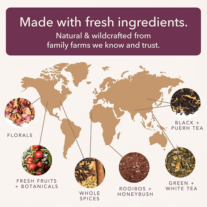 Pecan Black Loose Leaf Tea – Whole Leaf Blend with Pecan Essence and Cinnamon – Caffeinated – No Sweeteners or Artificial Flavors – 60 to 80 Cups – Small Batch USA – Plum Deluxe