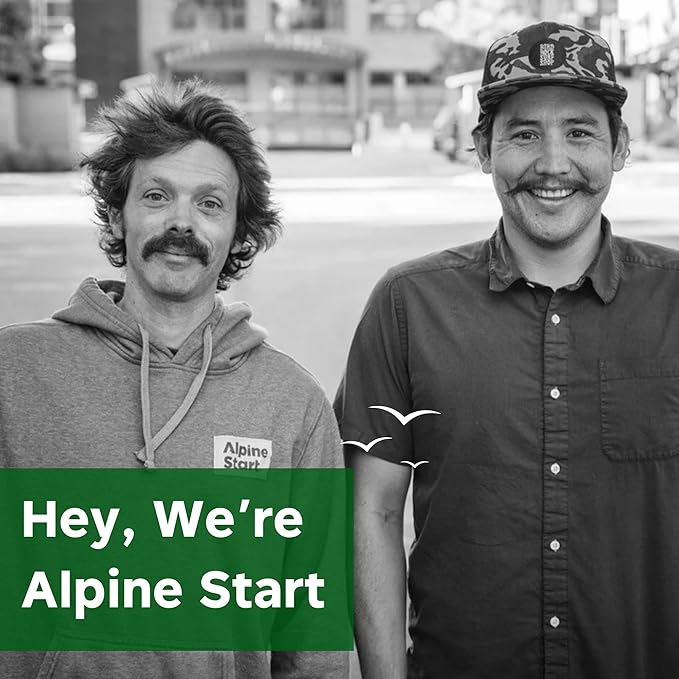 Alpine Start Instant Coffee Medium Roast Original Blend from High Altitude Arabica Beans, Enjoy Hot or Cold, Dairy Free, Soy Free (0.11 Oz) Pack of 8
