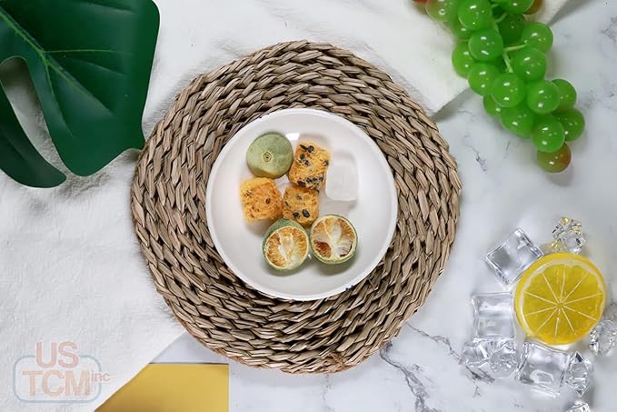 USTCM JoyFull Mixed Fruit Infusions Fruit Tea Single Pack All Natural Dried Fruits Mixed Flavors Make Perfect Tea! 15g (Passion Fruit, Lime, Pack of 12)