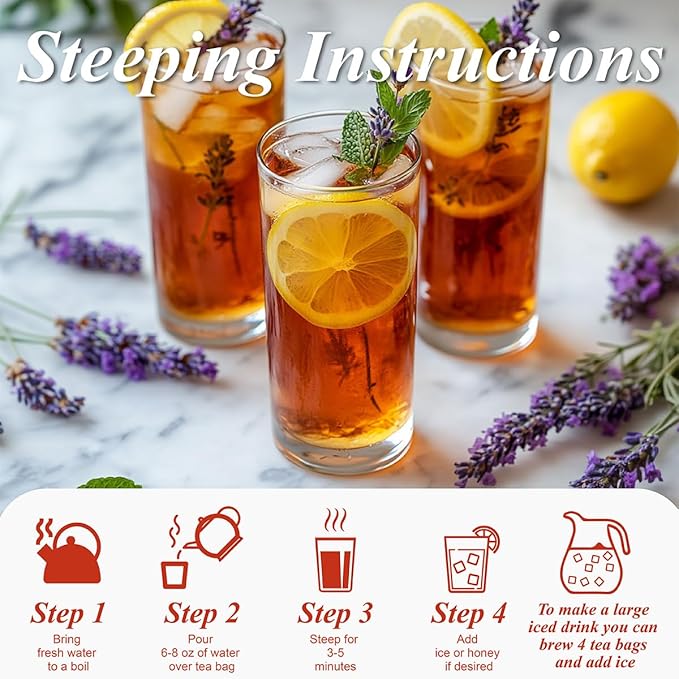 WT WEETEE Paris Breakfast Black Tea,100 Count Paris Black Tea Bags, Bergamot and Vanilla Flavored Black tea with Lavender