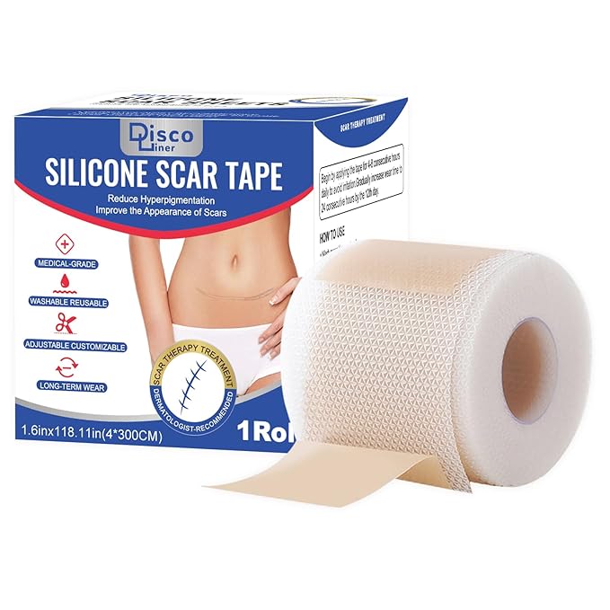 Professional Silicone Scar Sheets, Silicone Scar Tape, Silicone Scar Patch, Reusable Scar Silicone Strips (3M)