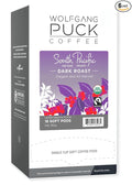Wolfgang Puck Coffee, South Pacific Dark Roast, 9.5 Gram Soft Pod, 18 Count (Pack of 6)