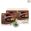 Senseo Extra Strong Dark Roast Coffee Pods, 16 Count (Pack of 5) - Single Serve Coffee Pods Bulk Pack for Senseo Coffee Machine - Compostable Coffee Pods for Hot or Iced Coffee, Cold Brew Coffee