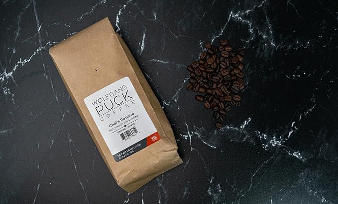 Wolfgang Puck Coffee Chef's Reserve, Ground, 1 Pound (Pack of 6) (013261)