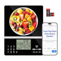 5000g Smart Nutrition Scale, Kitchen Scale with Food Code, Food Scale for Meal Prep, Portion Control, Baking, Weight Loss, 4 Units, Tare Function, Batteries Included