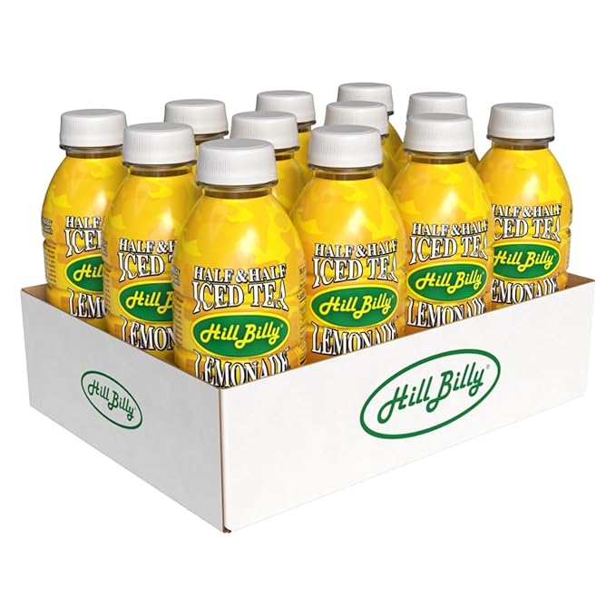 HillBilly Iced Teas and Lemonades, Half & Half Lemonade, 6 Count