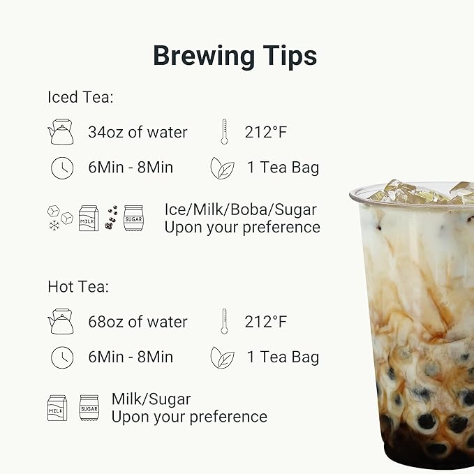 Dong Jyue Classic Black Tea, Commercial-Use Tea Bags, 25g Large Bags, 24 Count (Pack of 1), Taiwanese Black Tea for Milk Tea & Bubble Tea | Enjoy Hot or Iced | 21.16 oz / 600g Total
