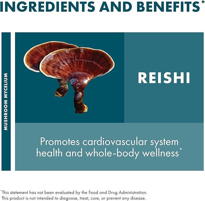 Host Defense Reishi Extract - Heart & Immune Health Support Supplement - Mushroom Supplement to Support Energy & Vitality - Reishi Supplement to Aid Overall Well-Being - 2 fl oz (60 Servings)*