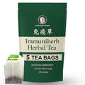 Herb Guru Immuniherb Herbal Tea Bags – Herbal Teas Blend For Respiratory Comfort With Ginger, Licorice Root, Mint, & Chrysanthemum, 0.88 Ounces