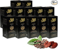 Rich Gano Reishi Mushroom Coffee – (12 Boxes of 30 Sachets) Black Coffee with Ganoderma Extract – All Natural Vegan Friendly Instant Coffee Packets – Zero Jitters Energize Ganoderma