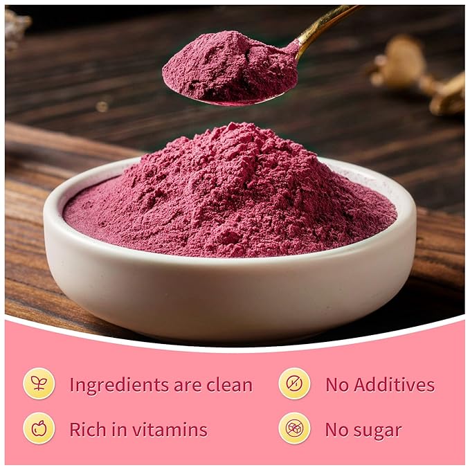 Beet Root Powder,10.5oz/300g,100% Natural Beet Root Vegetable Powder,Superfood for Smoothies, Baking & Juice,Rich in Nutrients,Pure Power,No Additives