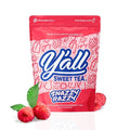 Y'all Sweet Tea - Raspberry Flavored Iced Tea Bags One Gallon Size in 10 Gallons Per Pack Quick Brew Southern Ice Tea with Bold Raspberry Flavor | As Seen on Shark Tank (Caffeinated)