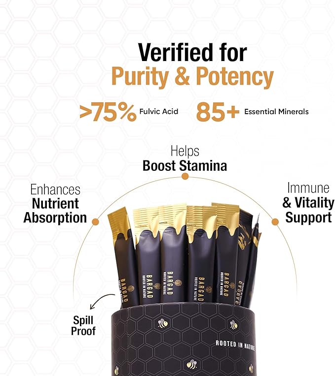Pure Himalayan Shilajit Honey Sticks with Saffron – 30 Count | 75%+ Fulvic Acid, 85+ Trace Minerals | Natural Energy & Immunity Booster | Easy Single-Use Packets