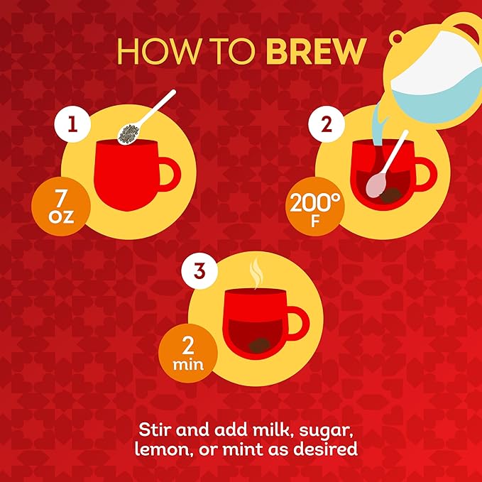 Red Label Tea | Loose Tea | Premium Brooke Bond | Black Tea | Indian Chai | Rich & Refreshing Flavor | Compatible for Chai | 450 Grams (Pack of 1)