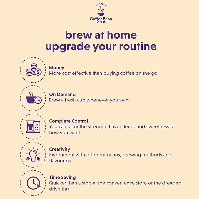 Coffee Bean Direct Highlander Grogg Flavored, Whole Bean Coffee, 1 Pound Bag (Pack of 1)