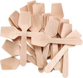 Gmark 4" Mini Wooden Sampling Spoons, Pack of 100, Square End, Disposable, Biodegradable Compostable Birchwood