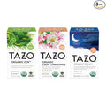 TAZO Tea Bags, Regenerative Organic Zen, Calm Chamomile & Herbal Organic Dream 16 CT (1ea) (Variety Pack)