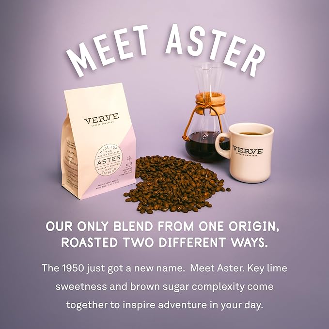 Verve Coffee Roasters Craft Instant Coffee Aster Blend | Medium Roast, Ground, Hand-Roasted | Ethiopian Blend | Enjoy Hot or Cold | Up to 6 Servings