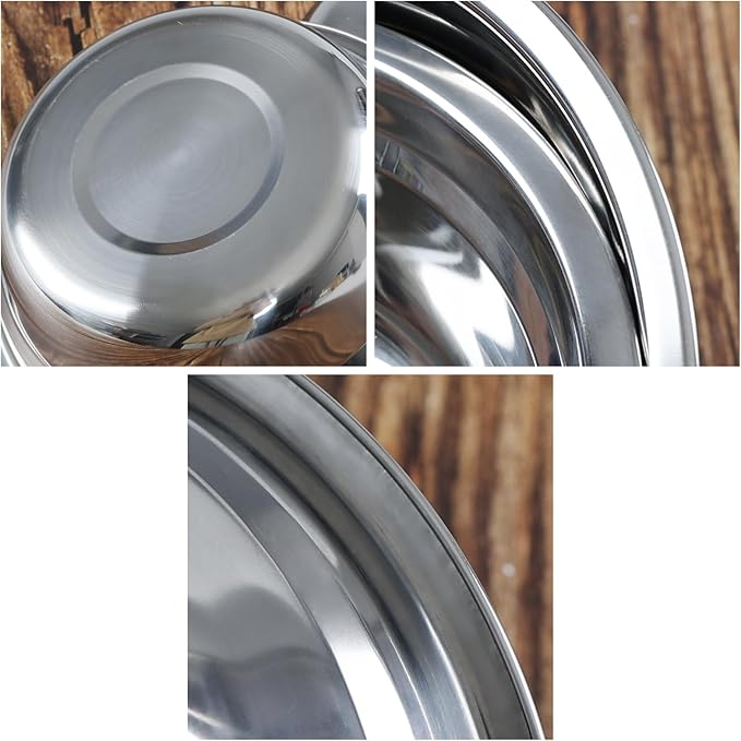 4-Pack Stainless Steel Mixing Bowls, Metal Nesting Bowls