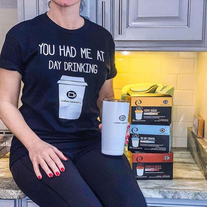 Sea Salt Caramel Coffee Pods by Coffee Beanery | 48ct Bulk Medium Roast Arbica Coffee