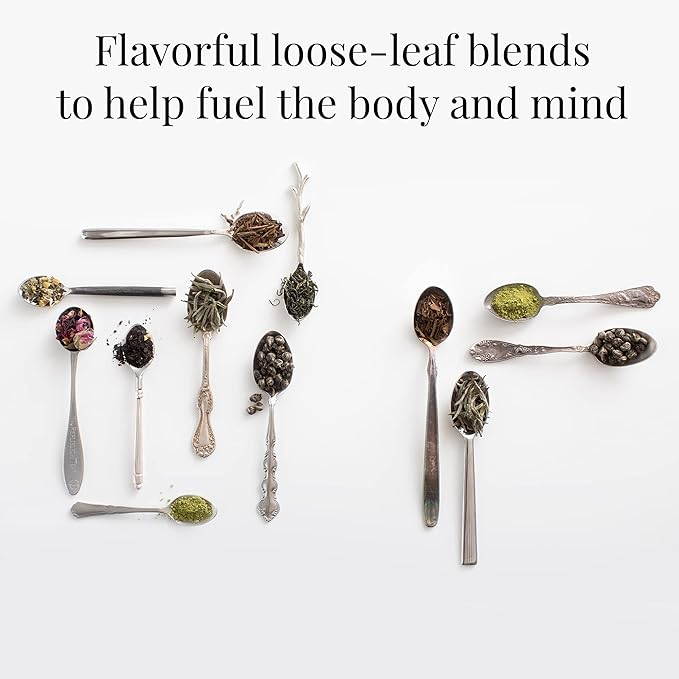 The Republic of Tea Rose Petal Full-Leaf Loose Black Tea, 1 lb Bag | Steeps 200 Cups | Caffeinated