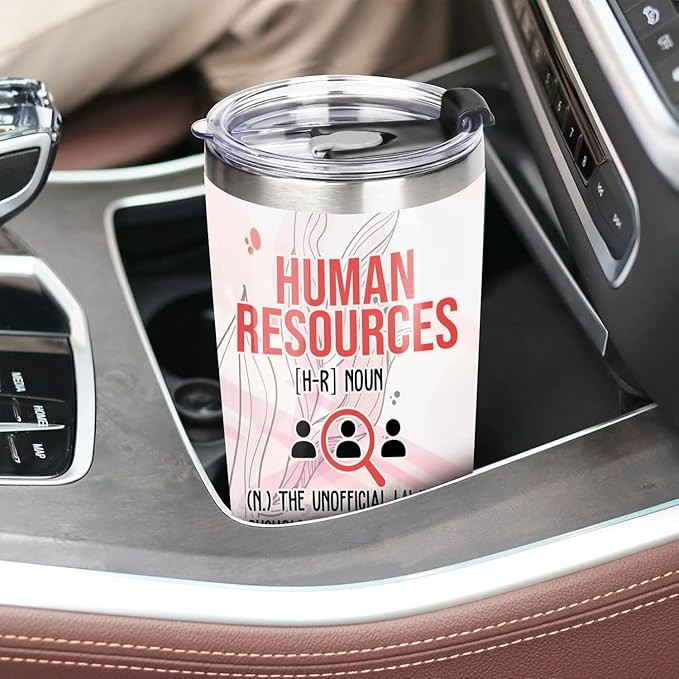 Hurman Resources Tumbler - Stainless Steel 20oz Straw Lid, HR Gifts For Women Men, Human Resources Professional Day Gifts For Coworkers Funny, HR Coffee Cups For Employees Staffs (HR02)