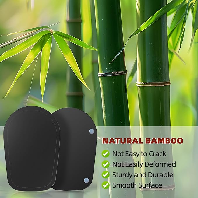 Mixer Slider Compatible with 3.5 QT Kitchen Aid Stand Mixers, Kitchen Countertop Storage Mover Sliding Caddy Mixer Slider Mat for Kitchen Aid Stand Mixer Accessories Attachment (Bamboo - Black)