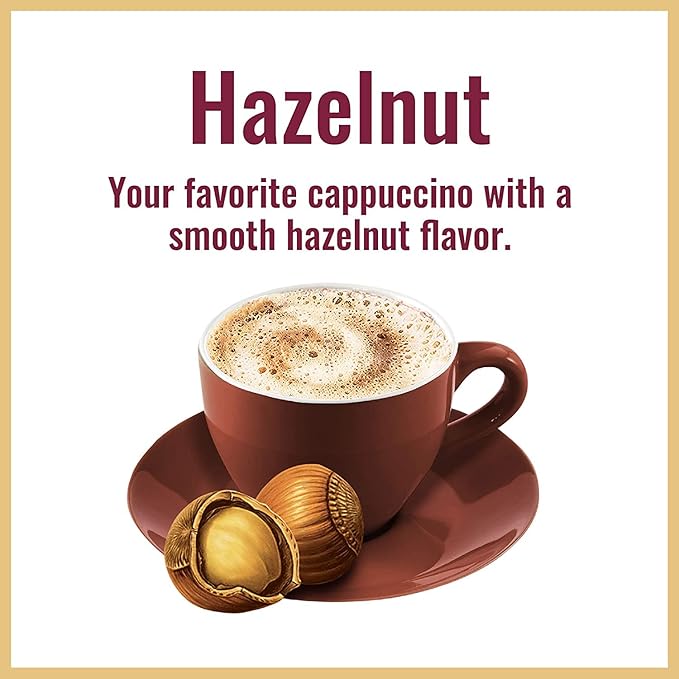 Hills Bros. Flavor Coffee (Hazelnut, 14 Ounce (Pack of 2)