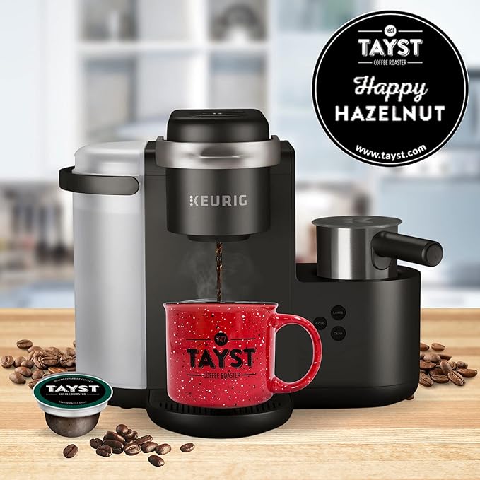 Tayst Coffee Pods, Happy Hazelnut Medium Roast, K Cups Compatible with Keurig Coffee Maker, Sustainable Single Serve, Pack of 240