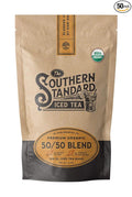 The Southern Standard - Premium Organic Iced Tea Bags - 50/50 Blend (50% Black, 50% Green and White), 50 XL Bags (1/2 Pound. Makes 25 Gallons.)